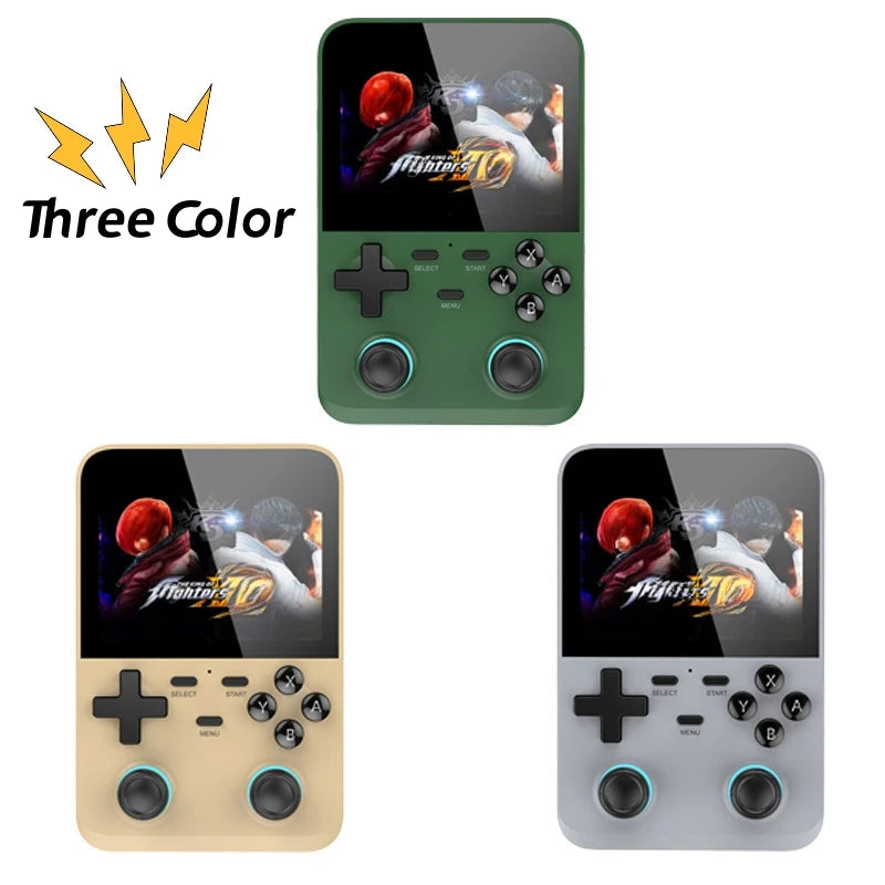 D007 Plus/ X6 3.5 Inch IPS Screen Handheld Game Players Dual Joystick 10000+ Game Retro Devices Portable Game Consoles